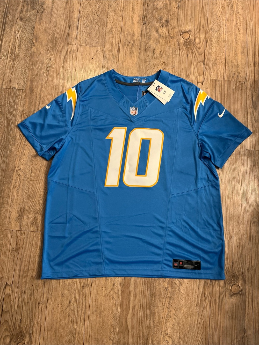 NWT Nike Los Angeles Chargers Justin Herbert Vapor F.U.S.E. Limited Jersey 2XL